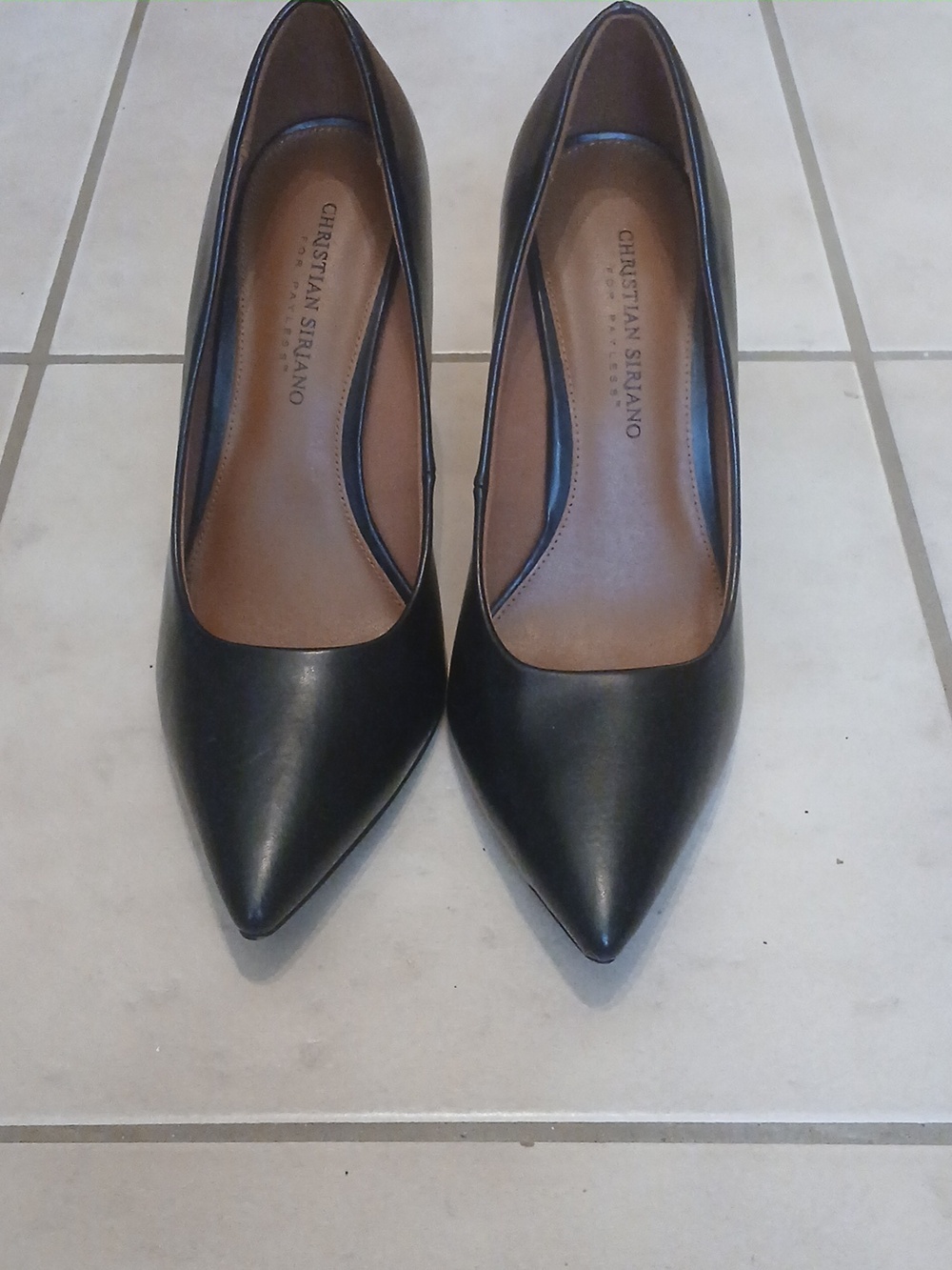 Christian Siriano For Payless Womens Pointed Toe Heel Black 8 1/2 Wide - Picture 2 of 4
